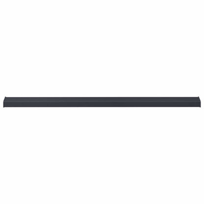 vidaXL Window Sill Anthracite with wood grain 120 x 15 x 4.5 cm PVC