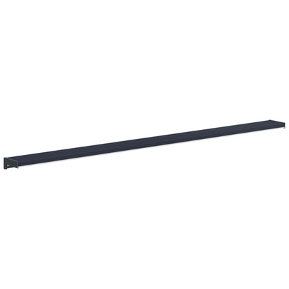 vidaXL Window Sill Anthracite with wood grain 140 x 15 x 4.5 cm PVC