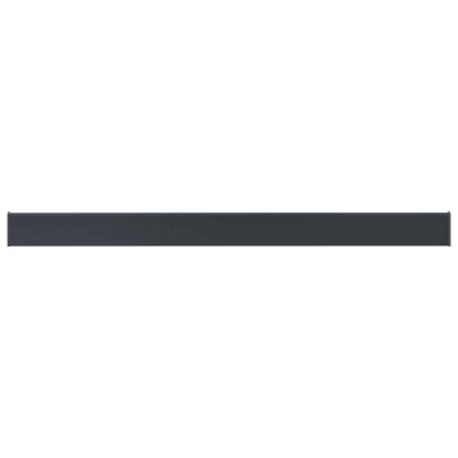 vidaXL Window Sill Anthracite with wood grain 140 x 15 x 4.5 cm PVC