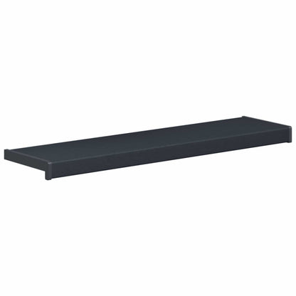 vidaXL Window Sill Anthracite with wood grain 80 x 20 x 4.5 cm PVC