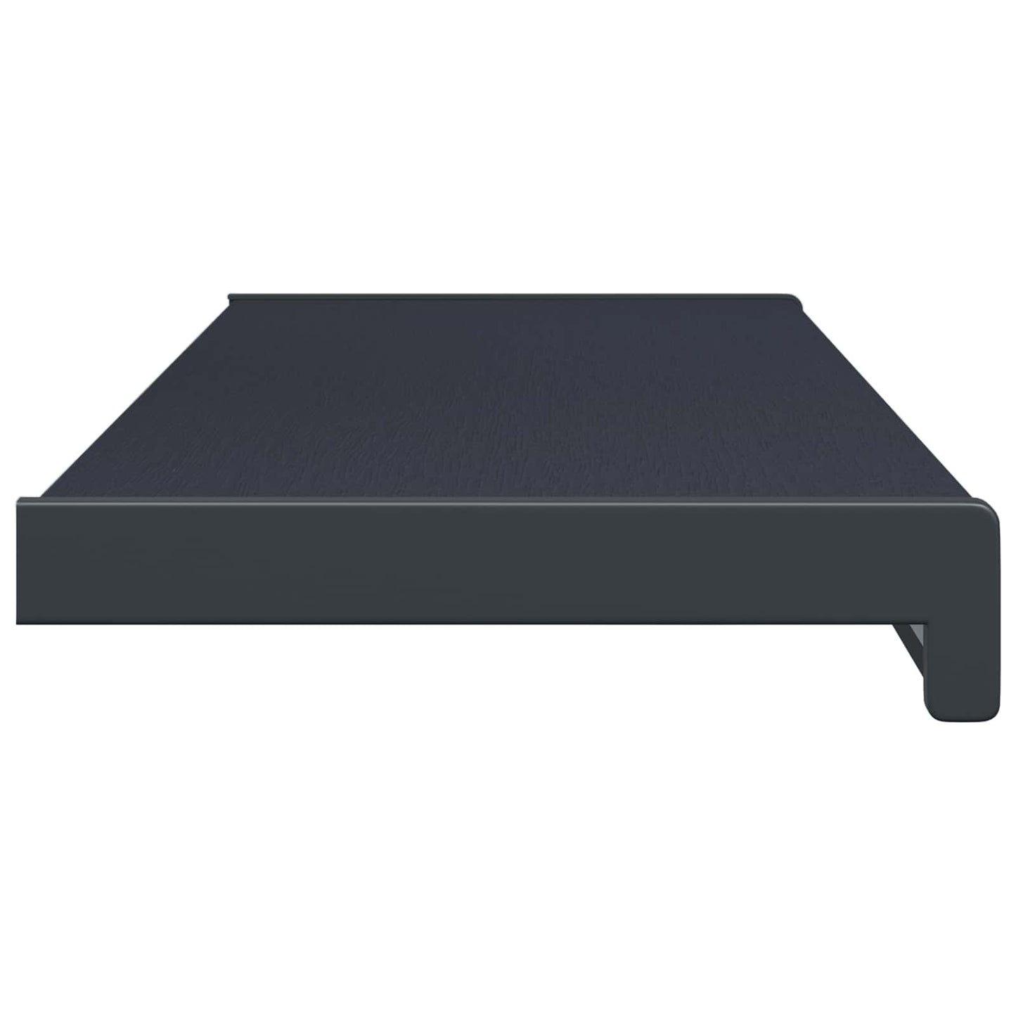 vidaXL Window Sill Anthracite with wood grain 100 x 20 x 4.5 cm PVC