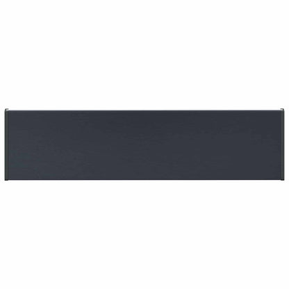 vidaXL Window Sill Anthracite with wood grain 100 x 20 x 4.5 cm PVC