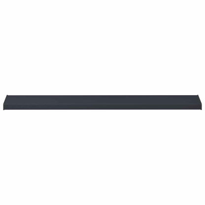 vidaXL Window Sill Anthracite with wood grain 120 x 20 x 4.5 cm PVC