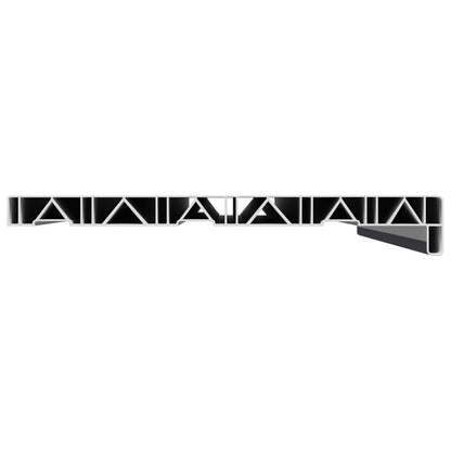 vidaXL Window Sill Anthracite with wood grain 60 x 30 x 4.5 cm PVC