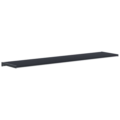 vidaXL Window Sill Anthracite with wood grain 160 x 30 x 4.5 cm PVC