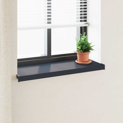 vidaXL Window Sill Anthracite with wood grain 60 x 35 x 4.5 cm PVC