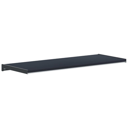 vidaXL Window Sill Anthracite with wood grain 60 x 35 x 4.5 cm PVC