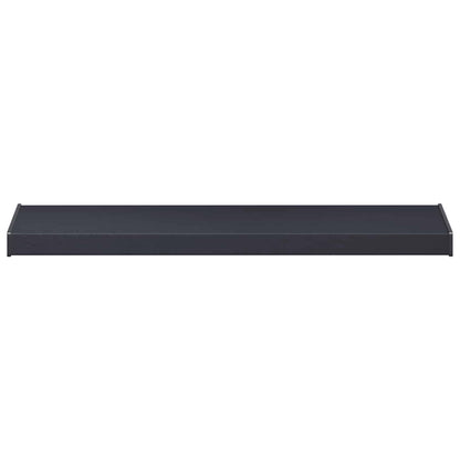 vidaXL Window Sill Anthracite with wood grain 100 x 35 x 4.5 cm PVC