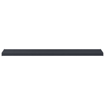 vidaXL Window Sill Anthracite with wood grain 160 x 35 x 4.5 cm PVC