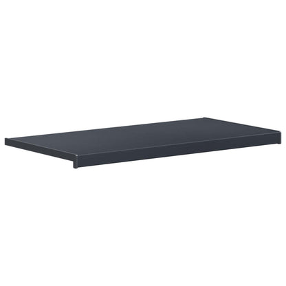 vidaXL Window Sill Anthracite with wood grain 80 x 40 x 4.5 cm PVC