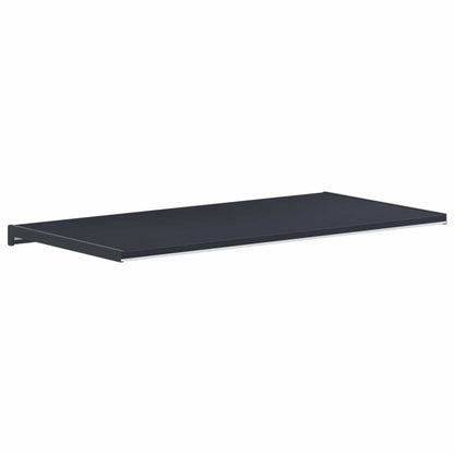 vidaXL Window Sill Anthracite with wood grain 80 x 40 x 4.5 cm PVC