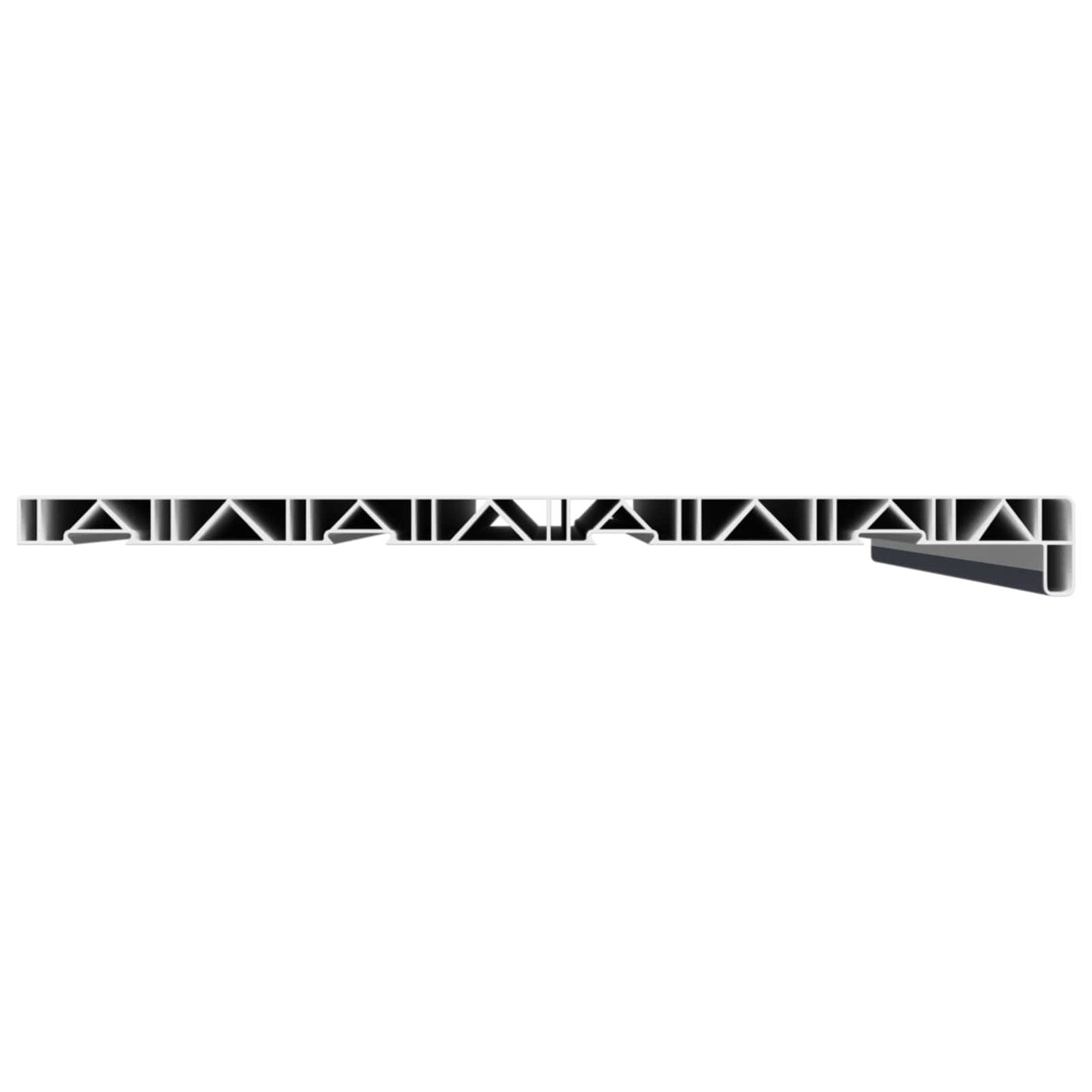 vidaXL Window Sill Anthracite with wood grain 80 x 40 x 4.5 cm PVC