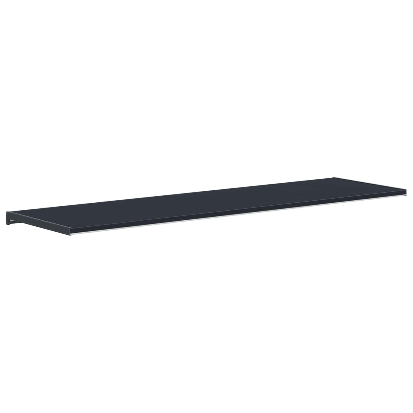 vidaXL Window Sill Anthracite with wood grain 140 x 45 x 4.5 cm PVC