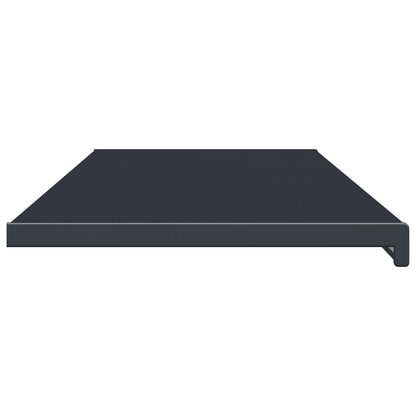 vidaXL Window Sill Anthracite with wood grain 140 x 45 x 4.5 cm PVC