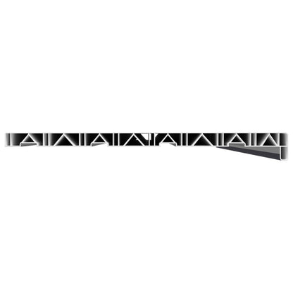 vidaXL Window Sill Anthracite with wood grain 140 x 45 x 4.5 cm PVC