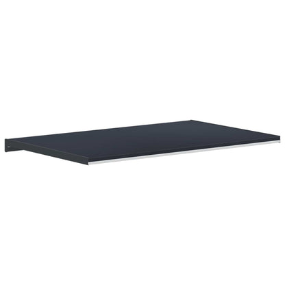vidaXL Window Sill Anthracite with wood grain 80 x 50 x 4.5 cm PVC
