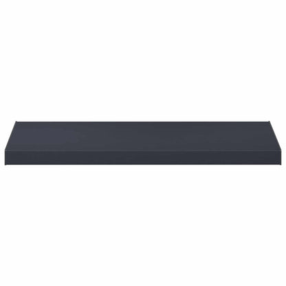 vidaXL Window Sill Anthracite with wood grain 80 x 50 x 4.5 cm PVC