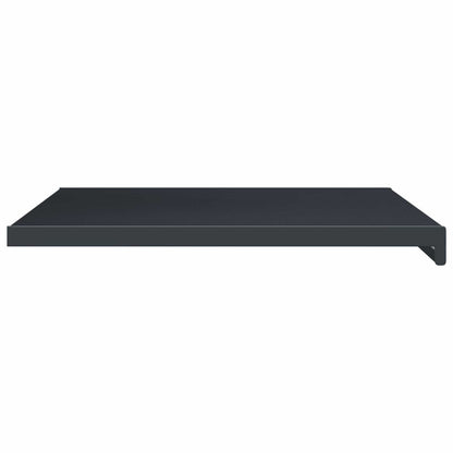 vidaXL Window Sill Anthracite with wood grain 100 x 50 x 4.5 cm PVC