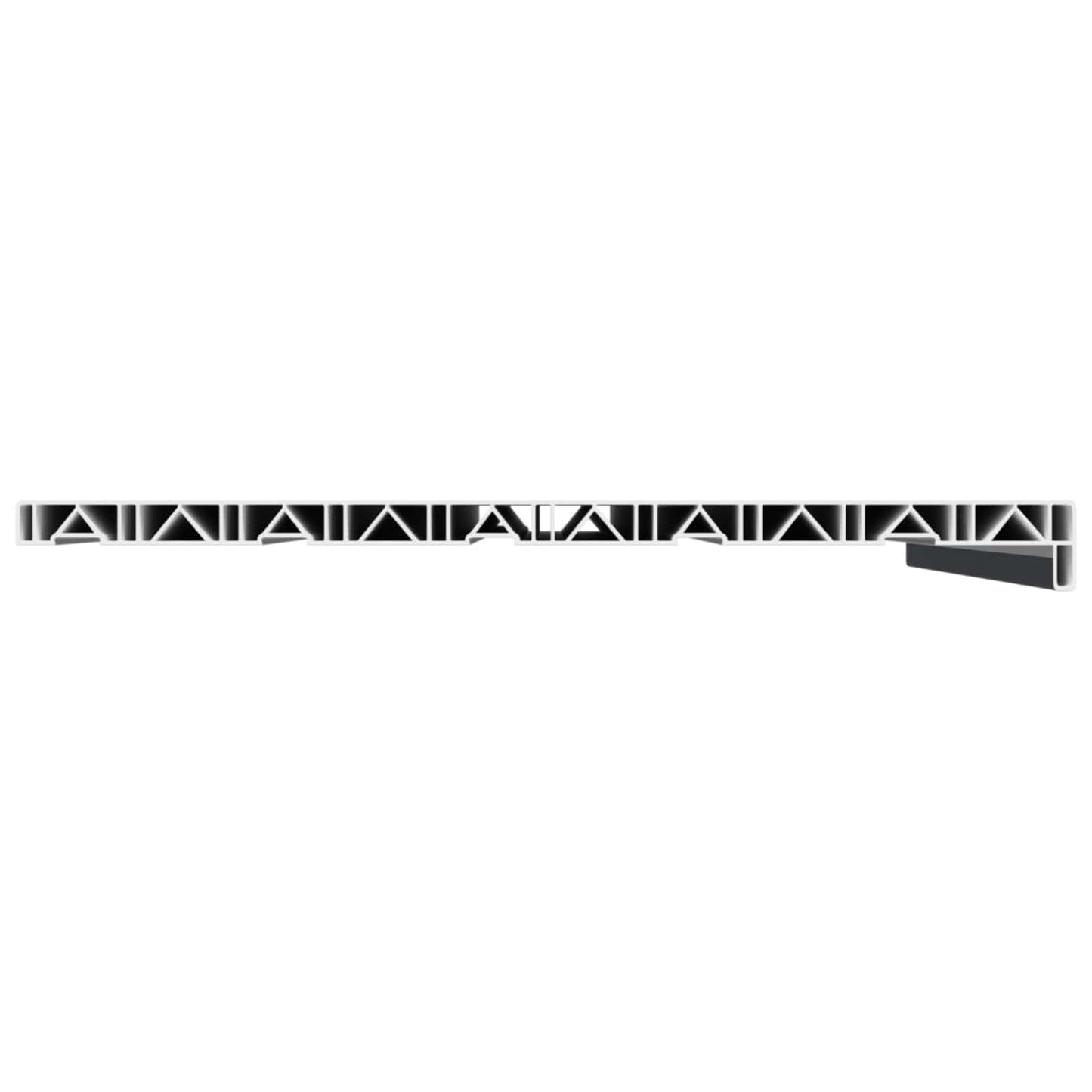 vidaXL Window Sill Anthracite with wood grain 100 x 50 x 4.5 cm PVC