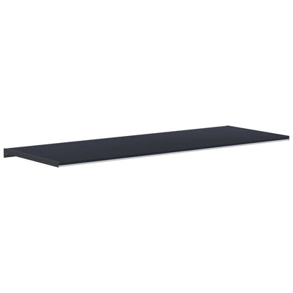 vidaXL Window Sill Anthracite with wood grain 140 x 50 x 4.5 cm PVC