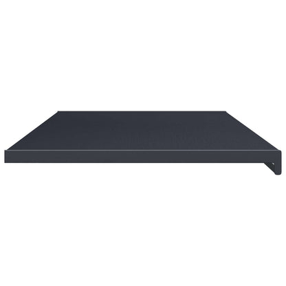 vidaXL Window Sill Anthracite with wood grain 140 x 50 x 4.5 cm PVC