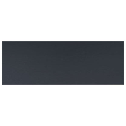 vidaXL Window Sill Anthracite with wood grain 140 x 50 x 4.5 cm PVC