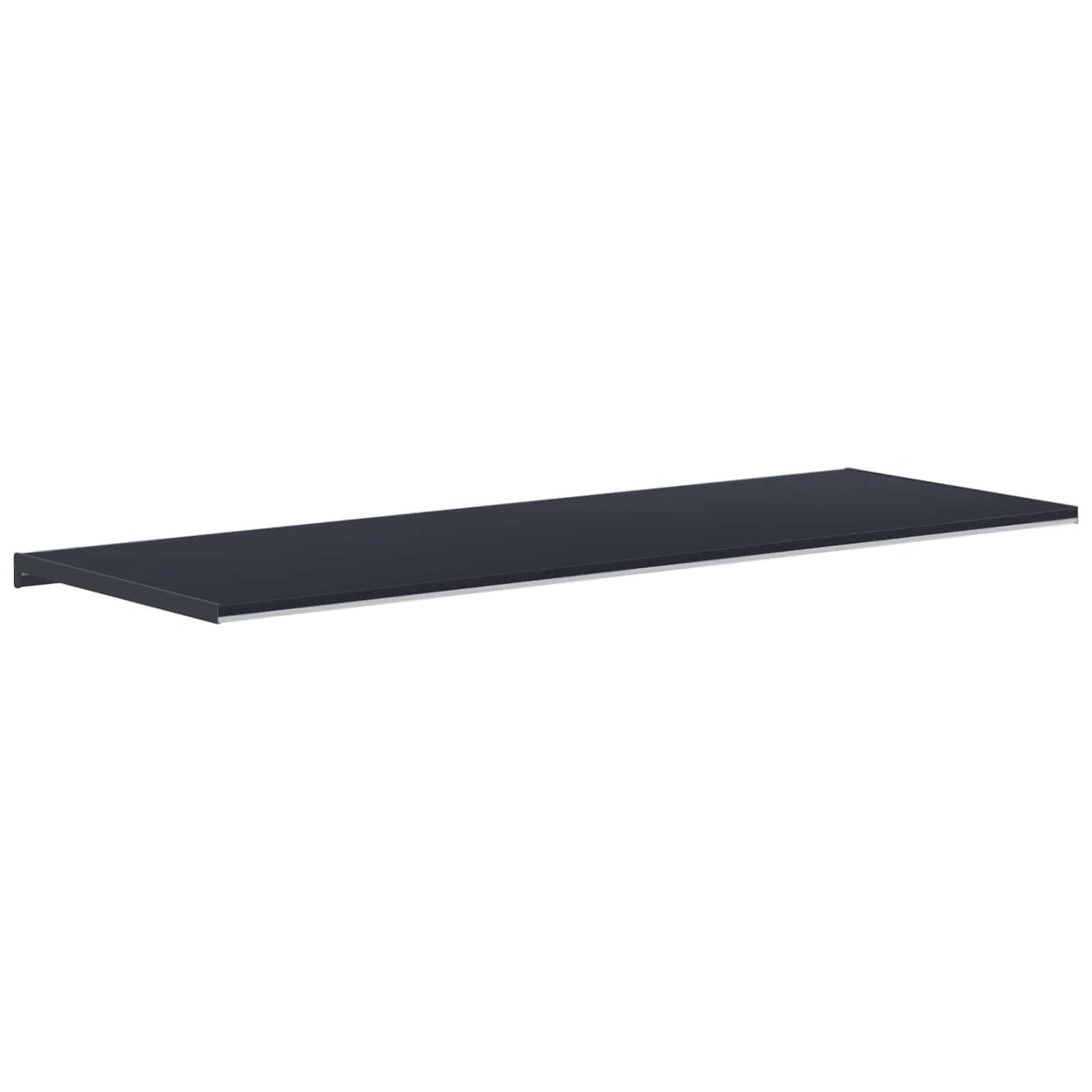 vidaXL Window Sill Anthracite with wood grain 160 x 50 x 4.5 cm PVC