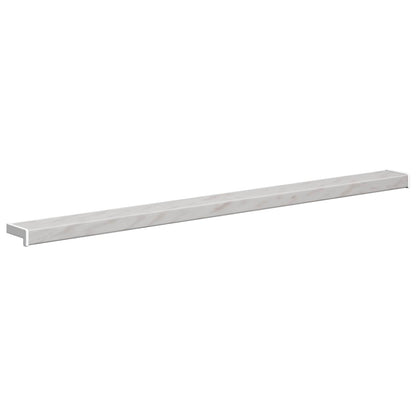 vidaXL Window Sill Marble texture 120 x 15 x 4.5 cm PVC