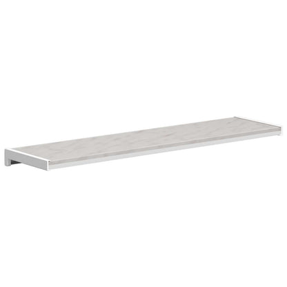vidaXL Window Sill Marble texture 100 x 20 x 4.5 cm PVC