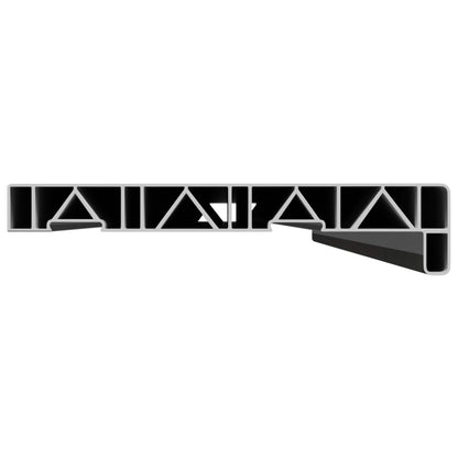 vidaXL Window Sill Marble texture 140 x 20 x 4.5 cm PVC