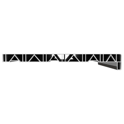 vidaXL Window Sill Marble texture 80 x 35 x 4.5 cm PVC