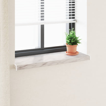 vidaXL Window Sill Marble texture 100 x 35 x 4.5 cm PVC