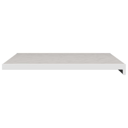 vidaXL Window Sill Marble texture 80 x 50 x 4.5 cm PVC