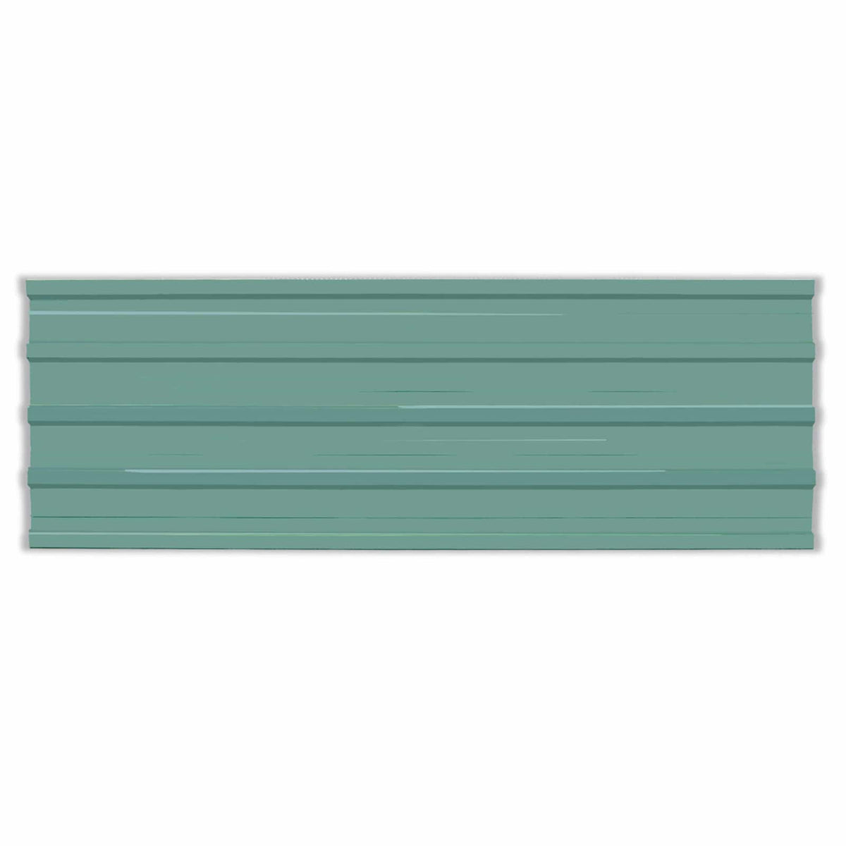 vidaXL Roof Panel 12 pcs Green 129 x 45 cm Galvanised steel
