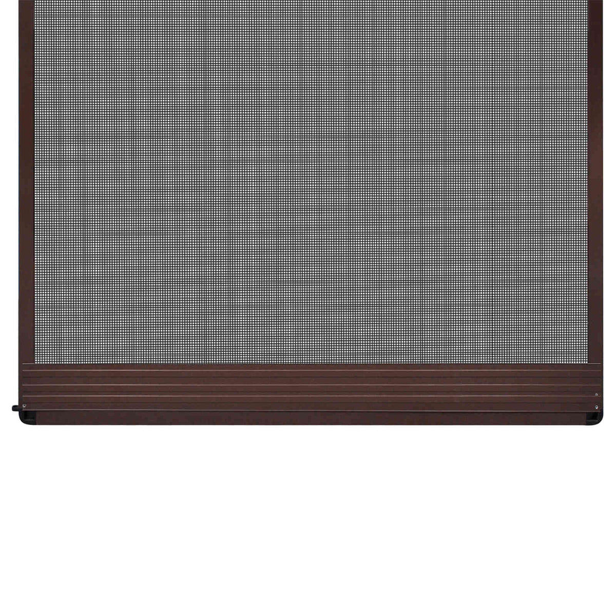 vidaXL Hinged Insect Screen Manual Brown and Black 100 x 215 cm