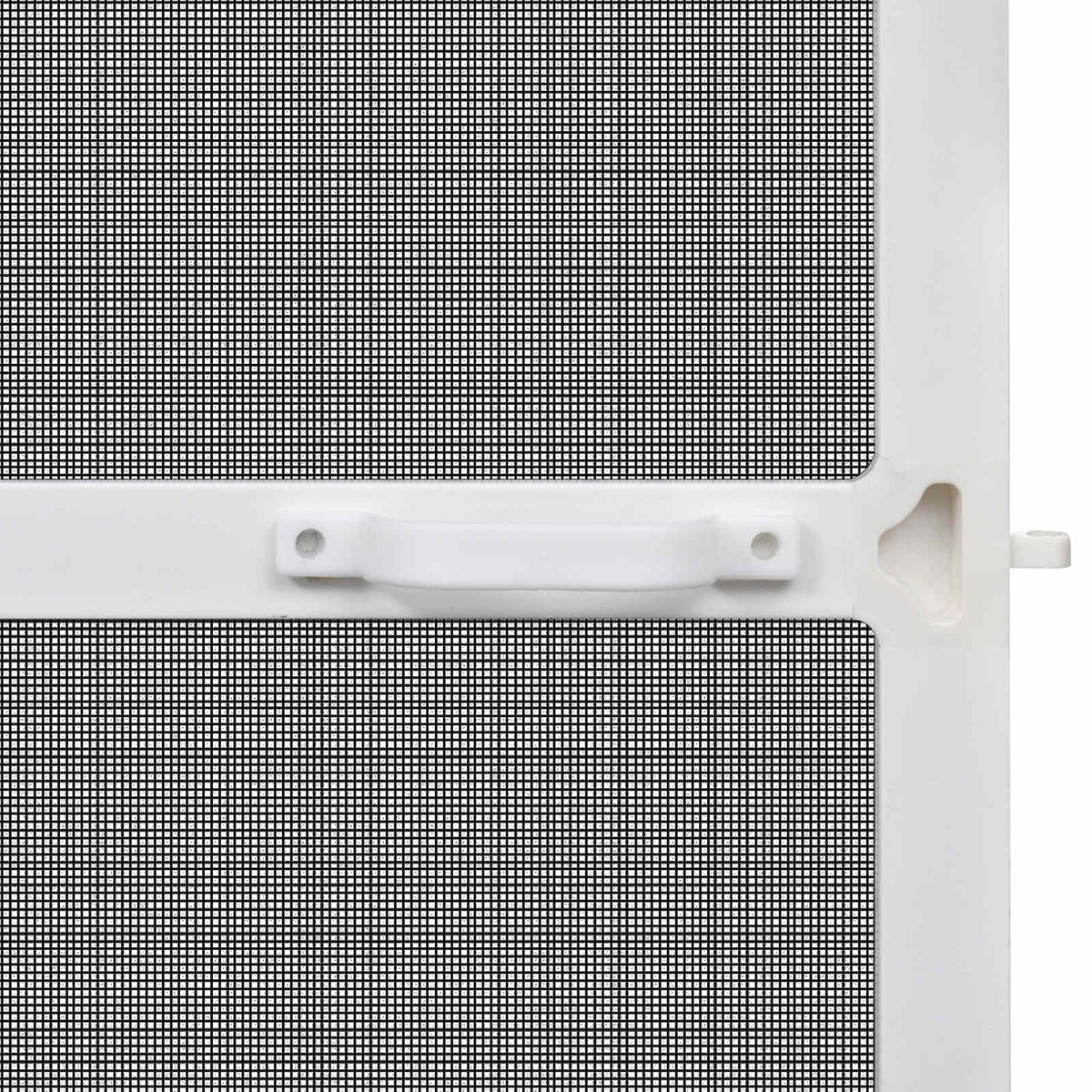 vidaXL Hinged Insect Screen Manual White and Black 120 x 240 cm