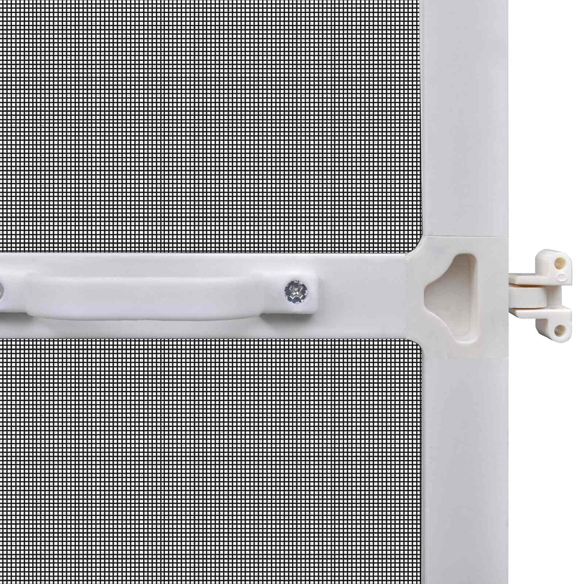 vidaXL Hinged Insect Screen Manual White and Black 120 x 240 cm