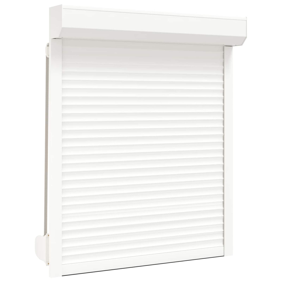 vidaXL Roller Shutter White 100 x 120 cm Aluminium and Polyurethane