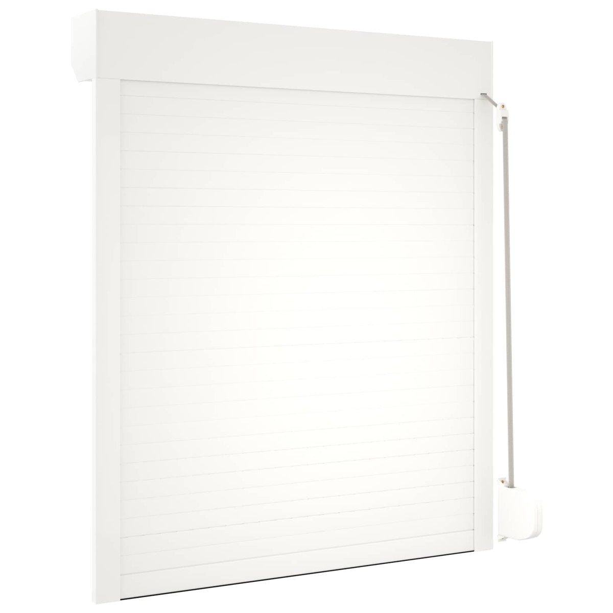 vidaXL Roller Shutter White 100 x 120 cm Aluminium and Polyurethane