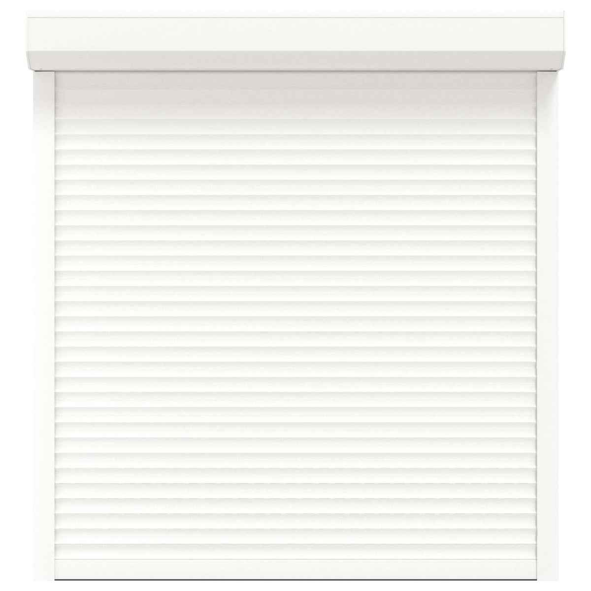 vidaXL Roller Shutter White 130 x 140 cm Aluminium and Polyurethane