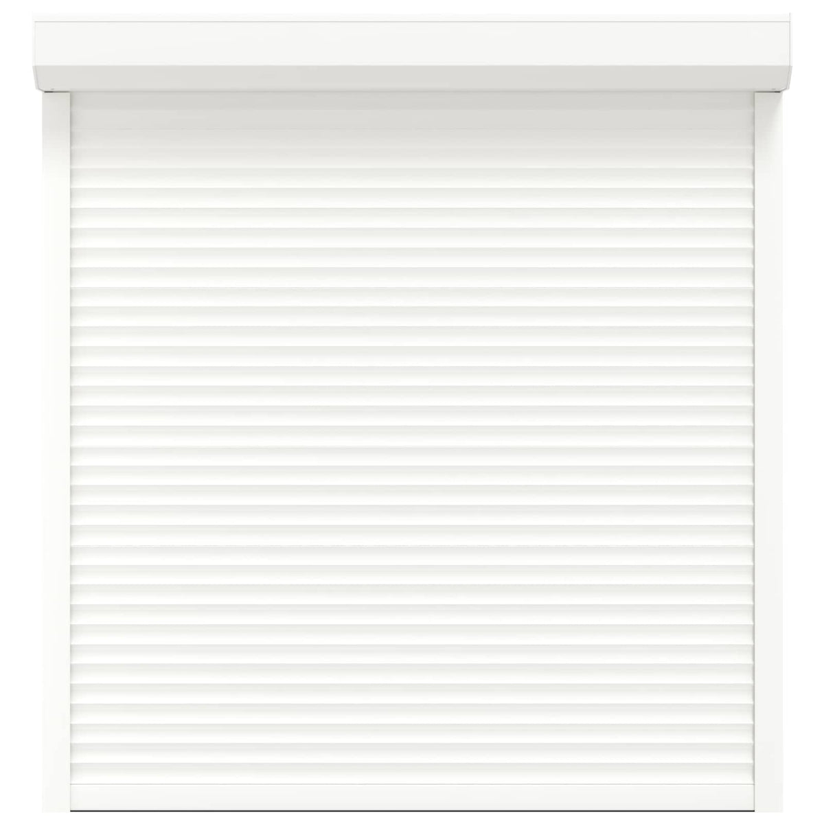 vidaXL Roller Shutter White 140 x 150 cm Aluminium and Polyurethane