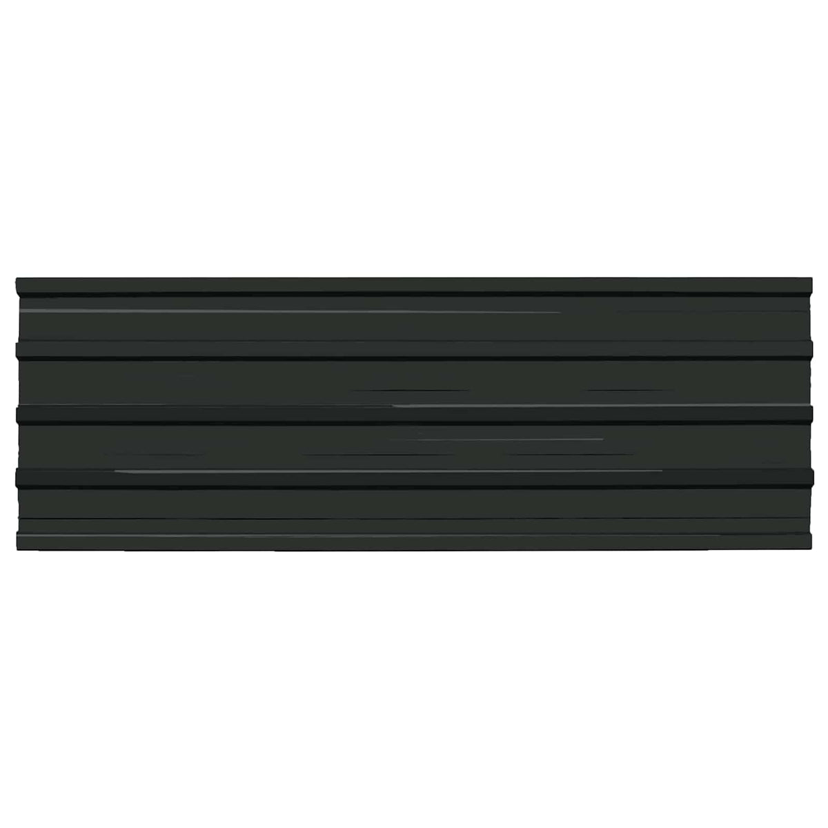 vidaXL Roof Panel 12 pcs Anthracite 129 x 45 cm Galvanised steel