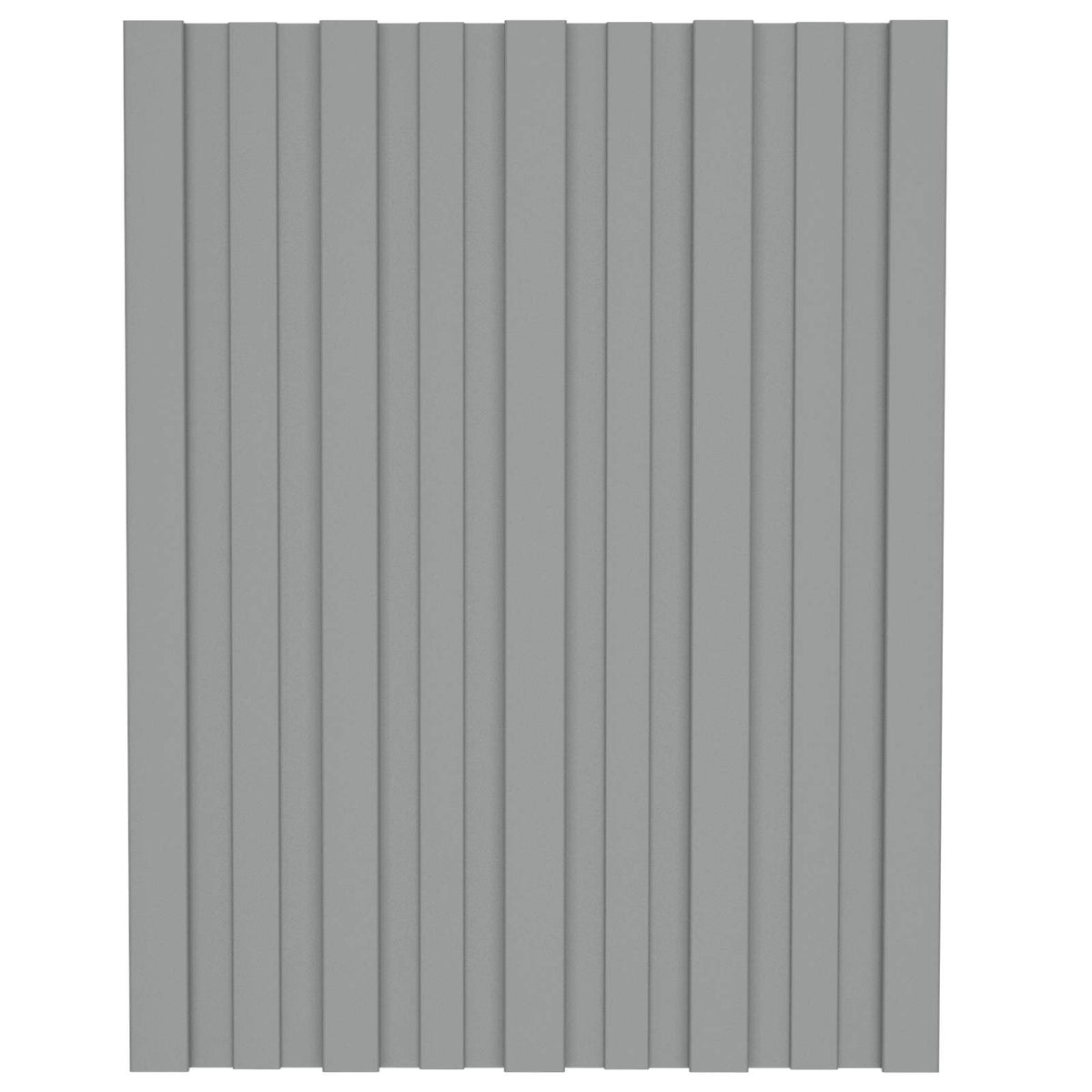 vidaXL Roof Panel 12 pcs Grey 60 x 45 cm Galvanised steel