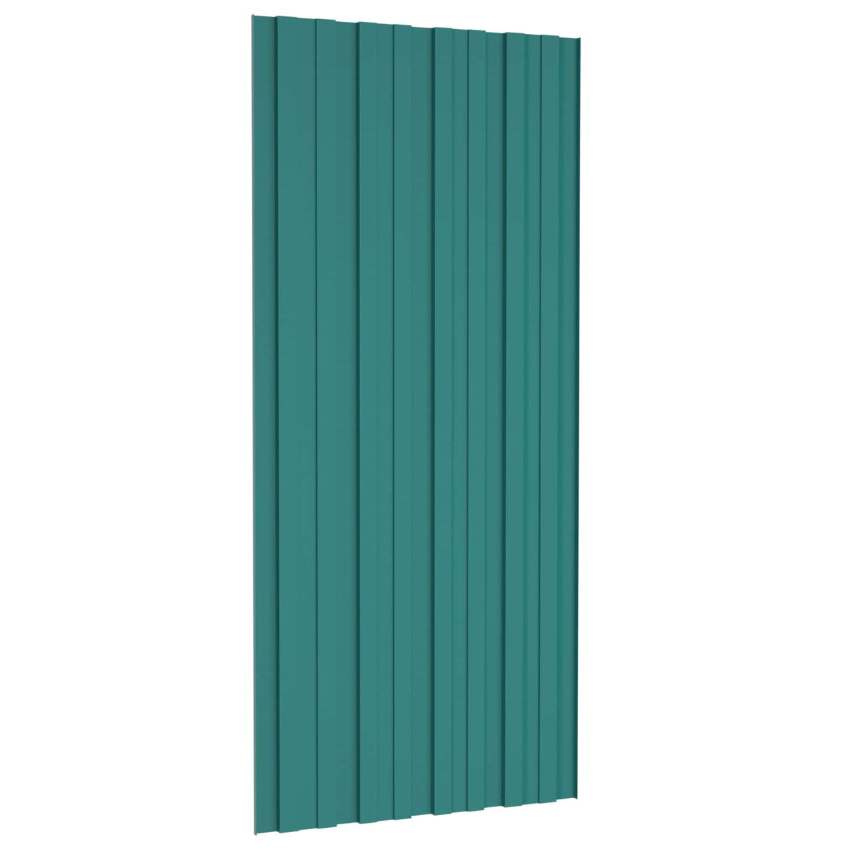 vidaXL Roof Panel 36 pcs Green 100 x 45 cm Galvanised steel