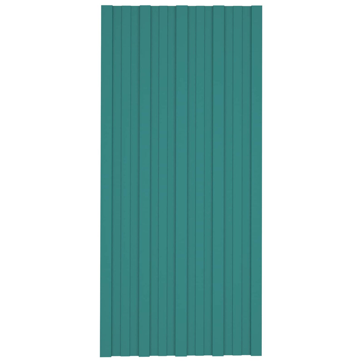 vidaXL Roof Panel 36 pcs Green 100 x 45 cm Galvanised steel