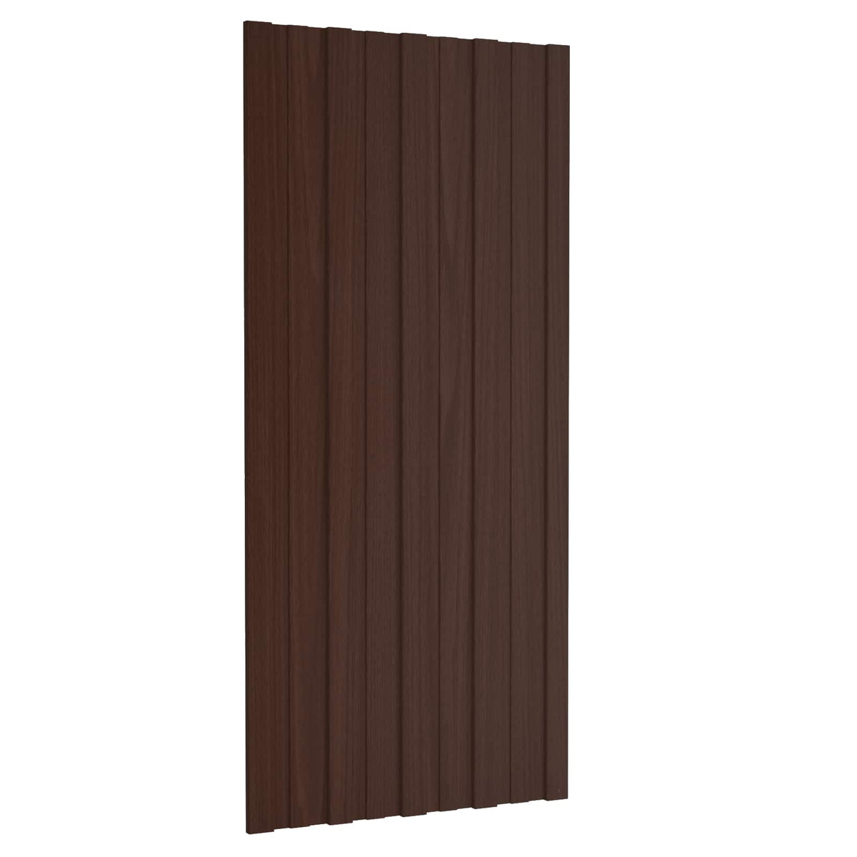 vidaXL Roof Panel 12 pcs Brown 100 x 45 cm Galvanised steel