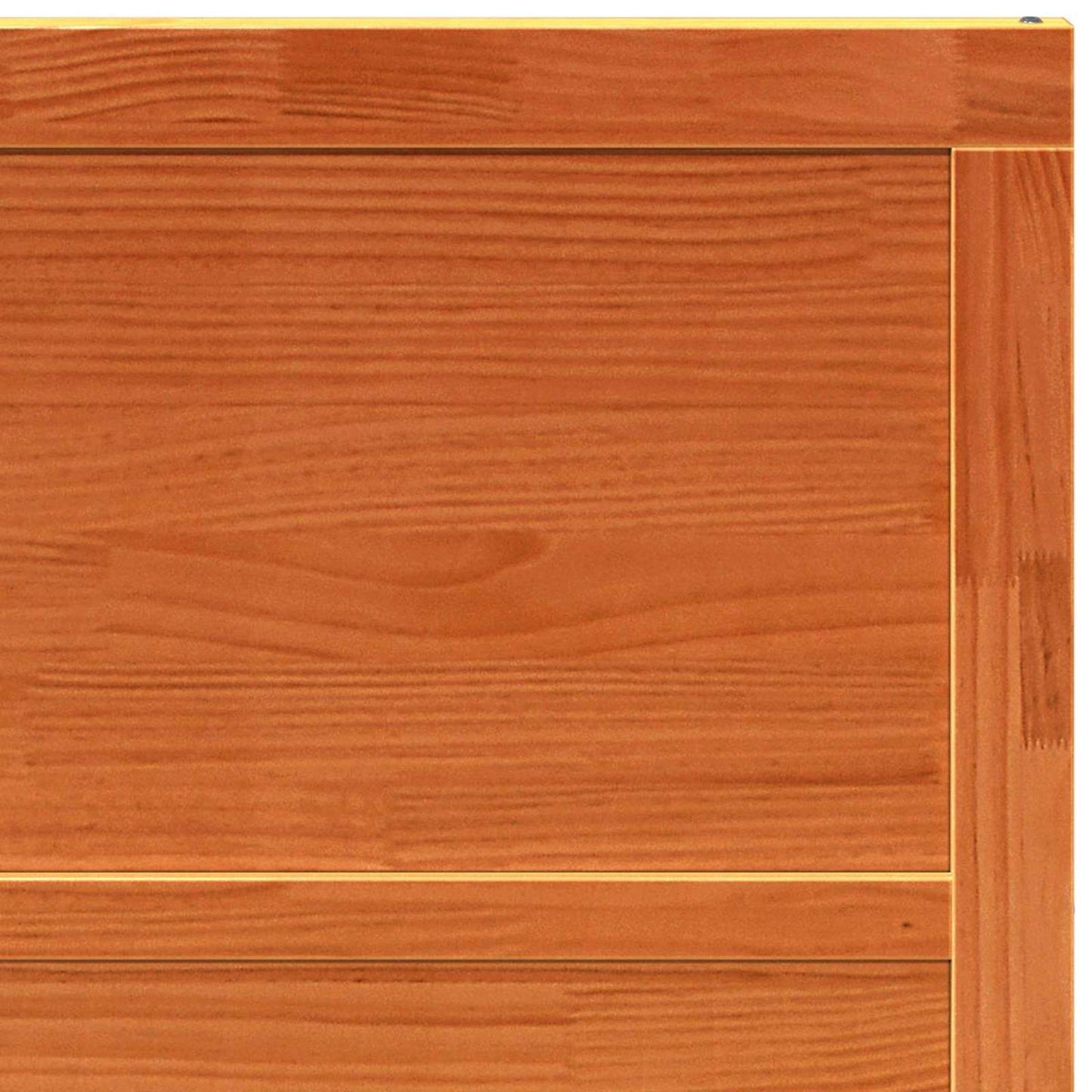 vidaXL Barn Door Wax Brown 100 x 2.5 x 208 cm Solid Pine Wood