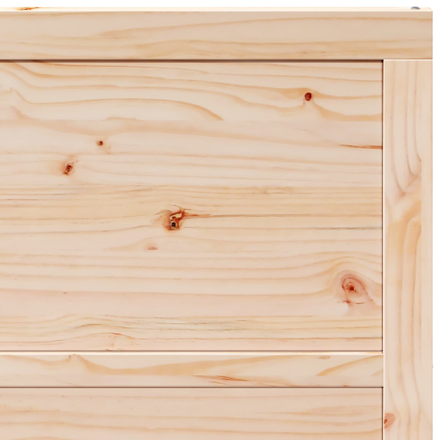 vidaXL Barn Door Natural 90 x 2.5 x 208 cm Solid Pine Wood