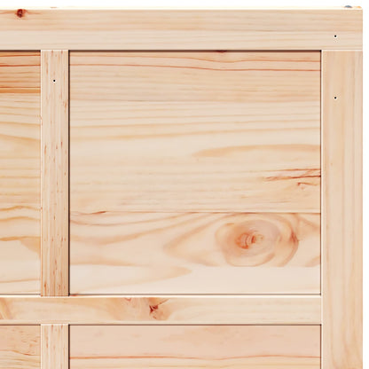 vidaXL Barn Door Natural 90 x 2.5 x 208 cm Solid Pine Wood