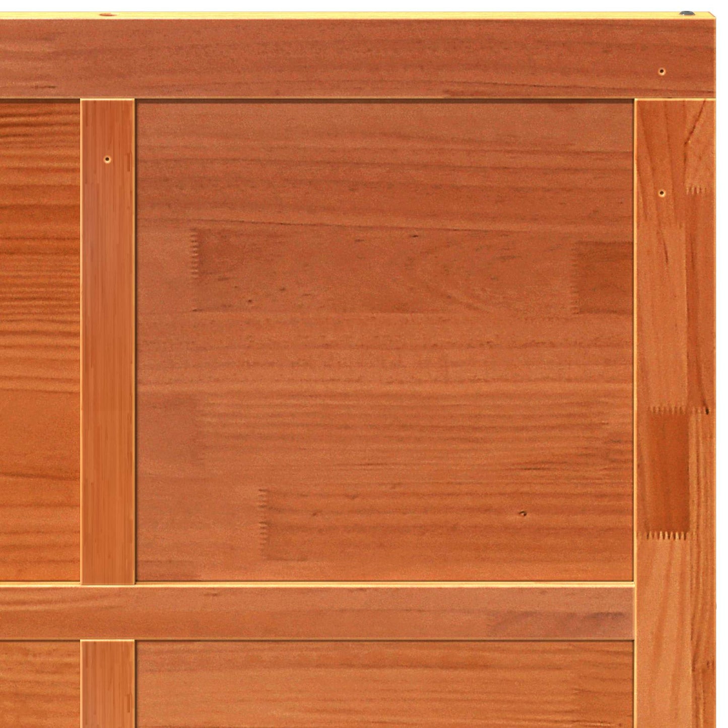 vidaXL Barn Door Wax brown 80 x 2.5 x 208 cm Solid Pine Wood
